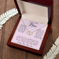 Gift For Caring Mom Form Son, To My Mom Necklace Gift For Mother's Day Mother's Day Everlasting Love Necklace