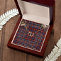 To My Beautiful Soulmate Necklace In Your Eyes I Have Found My Home Clan Broun Modern Tartan Everlasting Love Necklace