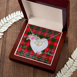 Gift To My Beautiful Girlfriend Valentine Necklace For Soulmate Anniversary Clan Rattray Tartan Everlasting Love Necklace,valentine necklace, necklace girlfriend, necklace for wife, cute necklaces for girlfriend, jewelry for girlfriend, to my soulmate necklace, to my future wife necklace,