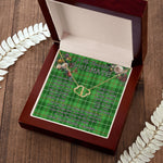 To My Beautiful Soulmate Necklace In Your Eyes I Have Found My Home Clan Galloway District Tartan Forever Love Necklace Tartan Gift for Girlfriend Everlasting Love Necklace