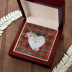 Gift To My Beautiful Girlfriend Valentine Necklace For Soulmate Anniversary Clan Princess Margaret Tartan Everlasting Love Necklace,valentine necklace, necklace girlfriend, necklace for wife, cute necklaces for girlfriend, jewelry for girlfriend, to my soulmate necklace, to my future wife necklace,