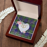Gift To My Beautiful Girlfriend Valentine Necklace For Soulmate Anniversary Clan Newman Tartan Everlasting Love Necklace,valentine necklace, necklace girlfriend, necklace for wife, cute necklaces for girlfriend, jewelry for girlfriend, to my soulmate necklace, to my future wife necklace,