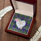 Gift To My Beautiful Girlfriend Valentine Necklace For Soulmate Anniversary Clan Newman Tartan Everlasting Love Necklace,valentine necklace, necklace girlfriend, necklace for wife, cute necklaces for girlfriend, jewelry for girlfriend, to my soulmate necklace, to my future wife necklace,