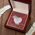 Gift To My Beautiful Girlfriend Valentine Necklace For Soulmate Anniversary Clan Pennington Tartan Everlasting Love Necklace,valentine necklace, necklace girlfriend, necklace for wife, cute necklaces for girlfriend, jewelry for girlfriend, to my soulmate necklace, to my future wife necklace,