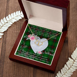 Gift To My Beautiful Girlfriend Valentine Necklace For Soulmate Anniversary Clan Orrock Tartan Everlasting Love Necklace,valentine necklace, necklace girlfriend, necklace for wife, cute necklaces for girlfriend, jewelry for girlfriend, to my soulmate necklace, to my future wife necklace,