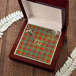 To My Beautiful Soulmate Necklace In Your Eyes I Have Found My Home Clan Grierson Tartan Forever Love Necklace Tartan Gift for Girlfriend Everlasting Love Necklace