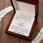 Mom Necklace Mother's Day Gift, To My Mom Necklace, Gift For Mom,  Mother's Day Necklace, Mother's Day Everlasting Love Necklace