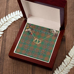 To My Beautiful Soulmate Necklace In Your Eyes I Have Found My Home Clan Menzies Green Ancient Tartan Forever Love Necklace Tartan Gift for Girlfriend Everlasting Love Necklace