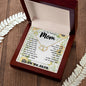 To My Mom - You Are The World Mother's Day Necklace, Mother's Day Everlasting Love Necklace