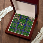 To My Beautiful Soulmate Necklace In Your Eyes I Have Found My Home Clan Rollo Tartan Forever Love Necklace Tartan Gift for Girlfriend Everlasting Love Necklace