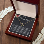 To My Bonus Mom Necklace, Thank You For Everything Mother's Day Gift For Mom Mother's Day Everlasting Love Necklace