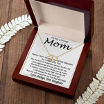 To My Loving Mom - Important Person In My Life Mother's Day Gift From Daughter Necklace, Mother's Day Everlasting Love Necklace
