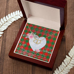 Gift To My Beautiful Girlfriend Valentine Necklace For Soulmate Anniversary Clan Moncrieffe Tartan Everlasting Love Necklace,valentine necklace, necklace girlfriend, necklace for wife, cute necklaces for girlfriend, jewelry for girlfriend, to my soulmate necklace, to my future wife necklace,