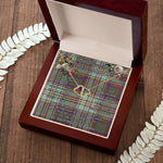 To My Beautiful Soulmate Necklace In Your Eyes I Have Found My Home Clan MacAndrew Tartan Forever Love Necklace Tartan Gift for Girlfriend Everlasting Love Necklace