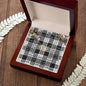 To My Beautiful Soulmate Necklace In Your Eyes I Have Found My Home Clan MacFarlane Black & White Tartan Forever Love Necklace Tartan Gift for Girlfriend Everlasting Love Necklace