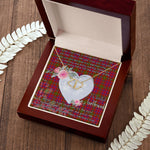 Gift To My Beautiful Girlfriend Valentine Necklace For Soulmate Anniversary Clan Lumsden Modern Tartan Everlasting Love Necklace,valentine necklace, necklace girlfriend, necklace for wife, cute necklaces for girlfriend, jewelry for girlfriend, to my soulmate necklace, to my future wife necklace,