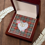 Gift To My Beautiful Girlfriend Valentine Necklace For Soulmate Anniversary Clan MacLachlan Weathered Tartan Everlasting Love Necklace,valentine necklace, necklace girlfriend, necklace for wife, cute necklaces for girlfriend, jewelry for girlfriend, to my soulmate necklace, to my future wife necklace,