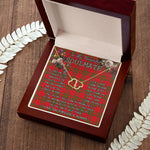 To My Beautiful Soulmate Necklace In Your Eyes I Have Found My Home Clan Drummond Tartan Forever Love Necklace Tartan Gift for Girlfriend Everlasting Love Necklace