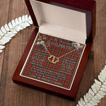 To My Beautiful Soulmate Necklace In Your Eyes I Have Found My Home Clan MacAlister of Skye Tartan Forever Love Necklace Tartan Gift for Girlfriend Everlasting Love Necklace