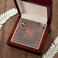 To My Beautiful Soulmate Necklace In Your Eyes I Have Found My Home Clan MacFarlane Ancient Tartan Forever Love Necklace Tartan Gift for Girlfriend Everlasting Love Necklace