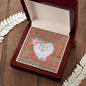 Gift To My Beautiful Girlfriend Valentine Necklace For Soulmate Anniversary Clan Munro Ancient Tartan Everlasting Love Necklace,valentine necklace, necklace girlfriend, necklace for wife, cute necklaces for girlfriend, jewelry for girlfriend, to my soulmate necklace, to my future wife necklace,