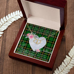 Gift To My Beautiful Girlfriend Valentine Necklace For Soulmate Anniversary Clan Wallace Hunting Tartan Everlasting Love Necklace,valentine necklace, necklace girlfriend, necklace for wife, cute necklaces for girlfriend, jewelry for girlfriend, to my soulmate necklace, to my future wife necklace,