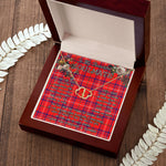 To My Beautiful Soulmate Necklace In Your Eyes I Have Found My Home Clan Rose Tartan Forever Love Necklace Tartan Gift for Girlfriend Everlasting Love Necklace