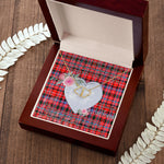 Gift To My Beautiful Girlfriend Valentine Necklace For Soulmate Anniversary Clan Preston Tartan Everlasting Love Necklace,valentine necklace, necklace girlfriend, necklace for wife, cute necklaces for girlfriend, jewelry for girlfriend, to my soulmate necklace, to my future wife necklace,