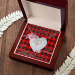 Gift To My Beautiful Girlfriend Valentine Necklace For Soulmate Anniversary Clan Ramsay Tartan Everlasting Love Necklace,valentine necklace, necklace girlfriend, necklace for wife, cute necklaces for girlfriend, jewelry for girlfriend, to my soulmate necklace, to my future wife necklace,