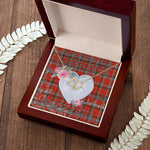 Gift To My Beautiful Girlfriend Valentine Necklace For Soulmate Anniversary Clan Robertson Weathered Tartan Everlasting Love Necklace,valentine necklace, necklace girlfriend, necklace for wife, cute necklaces for girlfriend, jewelry for girlfriend, to my soulmate necklace, to my future wife necklace,