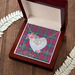 Gift To My Beautiful Girlfriend Valentine Necklace For Soulmate Anniversary Clan Lindsay Ancient Tartan Everlasting Love Necklace,valentine necklace, necklace girlfriend, necklace for wife, cute necklaces for girlfriend, jewelry for girlfriend, to my soulmate necklace, to my future wife necklace,