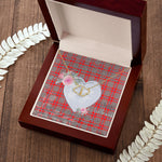 Gift To My Beautiful Girlfriend Valentine Necklace For Soulmate Anniversary Clan Moubray Tartan Everlasting Love Necklace,valentine necklace, necklace girlfriend, necklace for wife, cute necklaces for girlfriend, jewelry for girlfriend, to my soulmate necklace, to my future wife necklace,