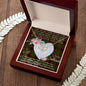 Scotstee Shop - To My Beautiful Girlfriend Valentine Necklace Clan Buchan Tartan Gift for Girlfriend Everlasting Love Necklace
