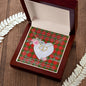 Gift To My Beautiful Girlfriend Valentine Necklace For Soulmate Anniversary Clan MacKinnon Modern Tartan Everlasting Love Necklace,valentine necklace, necklace girlfriend, necklace for wife, cute necklaces for girlfriend, jewelry for girlfriend, to my soulmate necklace, to my future wife necklace,