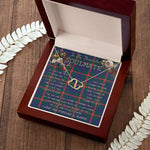 To My Beautiful Soulmate Necklace In Your Eyes I Have Found My Home Clan Agnew Tartan Everlasting Love Necklace