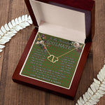 To My Beautiful Soulmate Necklace In Your Eyes I Have Found My Home Clan MacAlister Hunting Tartan Forever Love Necklace Tartan Gift for Girlfriend Everlasting Love Necklace