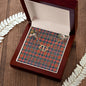 To My Beautiful Soulmate Necklace In Your Eyes I Have Found My Home Clan MacDuff Ancient Tartan Forever Love Necklace Tartan Gift for Girlfriend Everlasting Love Necklace