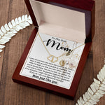 Mom Necklace, Best Mother's Day Gift - To My Mom Best Necklace, Mother's Day Everlasting Love Necklace
