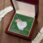 Gift To My Beautiful Girlfriend Valentine Necklace For Soulmate Anniversary Clan MacArthur Tartan Everlasting Love Necklace,valentine necklace, necklace girlfriend, necklace for wife, cute necklaces for girlfriend, jewelry for girlfriend, to my soulmate necklace, to my future wife necklace,