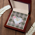 Gift To My Beautiful Girlfriend Valentine Necklace For Soulmate Anniversary Clan MacPherson Dress Ancient Tartan Everlasting Love Necklace,valentine necklace, necklace girlfriend, necklace for wife, cute necklaces for girlfriend, jewelry for girlfriend, to my soulmate necklace, to my future wife necklace,
