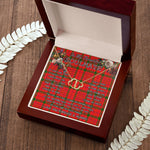 To My Beautiful Soulmate Necklace In Your Eyes I Have Found My Home Clan MacDonell Of Keppoch Modern Tartan Forever Love Necklace Tartan Gift for Girlfriend Everlasting Love Necklace