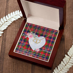 Gift To My Beautiful Girlfriend Valentine Necklace For Soulmate Anniversary Clan MacPherson Tartan Everlasting Love Necklace,valentine necklace, necklace girlfriend, necklace for wife, cute necklaces for girlfriend, jewelry for girlfriend, to my soulmate necklace, to my future wife necklace,