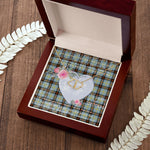Scotstee Shop - To My Beautiful Girlfriend Valentine Necklace Clan Bell Tartan Gift for Girlfriend Everlasting Love Necklace