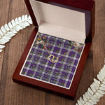 To My Beautiful Soulmate Necklace In Your Eyes I Have Found My Home Clan MacDonald Dress Modern Tartan Forever Love Necklace Tartan Gift for Girlfriend Everlasting Love Necklace