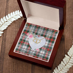 Gift To My Beautiful Girlfriend Valentine Necklace For Soulmate Anniversary Clan MacDuff Dress Modern Tartan Everlasting Love Necklace,valentine necklace, necklace girlfriend, necklace for wife, cute necklaces for girlfriend, jewelry for girlfriend, to my soulmate necklace, to my future wife necklace,