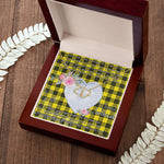 Gift To My Beautiful Girlfriend Valentine Necklace For Soulmate Anniversary Clan MacLeod of Lewis Modern Tartan Everlasting Love Necklace,valentine necklace, necklace girlfriend, necklace for wife, cute necklaces for girlfriend, jewelry for girlfriend, to my soulmate necklace, to my future wife necklace,