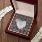 Gift To My Beautiful Girlfriend Valentine Necklace For Soulmate Anniversary Clan Little Arisaid Tartan Everlasting Love Necklace,valentine necklace, necklace girlfriend, necklace for wife, cute necklaces for girlfriend, jewelry for girlfriend, to my soulmate necklace, to my future wife necklace,
