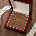 To My Beautiful Soulmate Necklace In Your Eyes I Have Found My Home Clan Gartshore Tartan Forever Love Necklace Tartan Gift for Girlfriend Everlasting Love Necklace