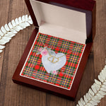 Gift To My Beautiful Girlfriend Valentine Necklace For Soulmate Anniversary Clan MacGill Tartan Everlasting Love Necklace,valentine necklace, necklace girlfriend, necklace for wife, cute necklaces for girlfriend, jewelry for girlfriend, to my soulmate necklace, to my future wife necklace,