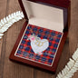 Gift To My Beautiful Girlfriend Valentine Necklace For Soulmate Anniversary Clan MacLachlan Tartan Everlasting Love Necklace,valentine necklace, necklace girlfriend, necklace for wife, cute necklaces for girlfriend, jewelry for girlfriend, to my soulmate necklace, to my future wife necklace,